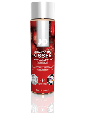 JO H20 FLAVORED LUBRICANT STRAWBERRY KISSES 4FLOZ/120ML
