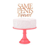 GLITTERATI! SAME PENIS CAKE TOPPERR