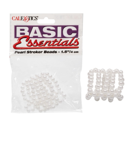 BASIC ESSENTIALS® PEARL STROKER BEADS 1.5"/3.75 CM