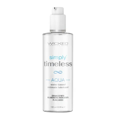WICKED SIMPLY TIMELESS AQUA LUBRICANT 120ML (4oz)