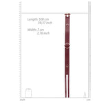 OUCH! HALO - WAIST BELT S/M - BURGUNDY