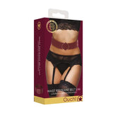 OUCH! HALO - WAIST BELT S/M - BURGUNDY
