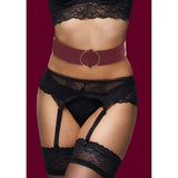 OUCH! HALO - WAIST BELT S/M - BURGUNDY