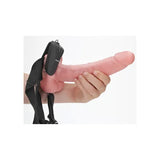 REALROCK Vibr Hollow Strap-on + Balls - 23cm Flesh
