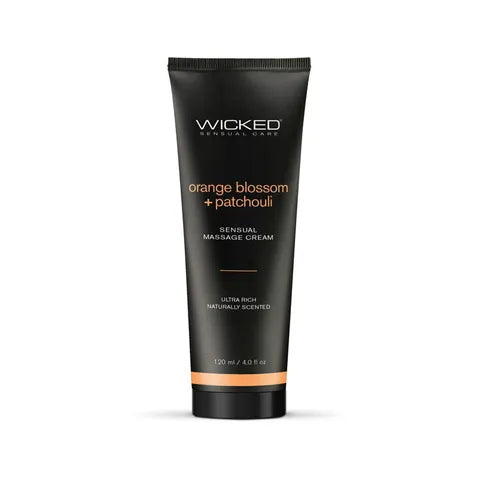 WICKED ORANGE BLOSSOM + PATCHOULI MASSAGE CREAM 120ML