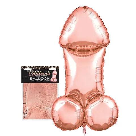 GLITTERATI - 90CM ROSE GOLD MYLAR BALLOON