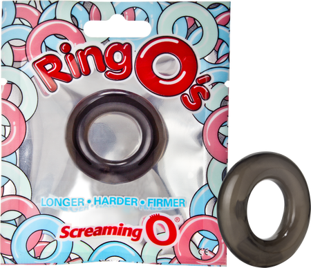 SCREAMING O RINGO BLACK PENIS RING