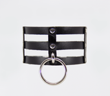 LIL CHO005 TRIPLE LAYER BLACK CHOKER