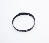 LOVE IN LEATHER SILICONE SLUT COLLAR COL051C