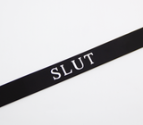 LOVE IN LEATHER SILICONE SLUT COLLAR COL051C