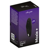 Moxie + by We-Vibe Wearable Bluetooth Clitoral Vibrator Panty Vibe With Remote Control- Black