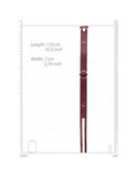 OUCH! HALO - WAIST BELT S/M - BURGUNDY