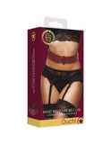 OUCH! HALO - WAIST BELT S/M - BURGUNDY