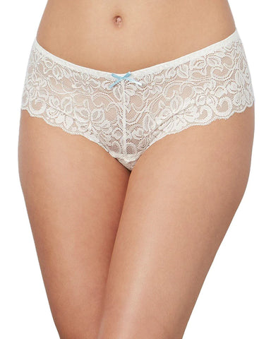 DREAMGIRL OPEN CROTCH PANTY 7177 SMALL WHITE
