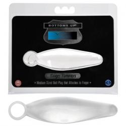 Bottoms Up Finger Rammers 3.5in Butt Plug - Ice