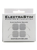 ELECTRASTIM 4 X SQUARE SELF ADHESIVE PADS 5CM X 5CM