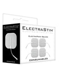 ELECTRASTIM 4 X SQUARE SELF ADHESIVE PADS 5CM X 5CM