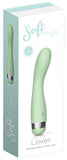 SOFT BY PLAYFUL LOVER RECHARGEABLE G-SPOT VIBRATOR MINT 7 INCHES