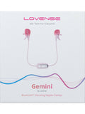 GEMINI BY LOVENSE VIBRATING NIPPLE CLAMPS