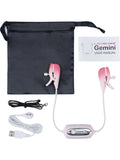 GEMINI BY LOVENSE VIBRATING NIPPLE CLAMPS