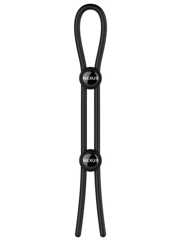 NEXUS FORGE DOUBLE SILICONE LASSO PENIS RING