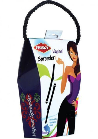 Frisky Vaginal Spreader Straps Black