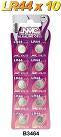 NMC LR44 Button Cell Batteries 10 Pack
