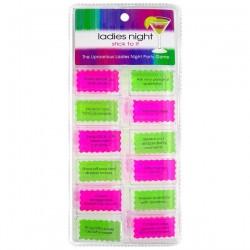 Ladies Night Stick To It Party Game