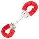 PLAYFUL FURRY CUFFS RED