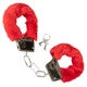 PLAYFUL FURRY CUFFS RED