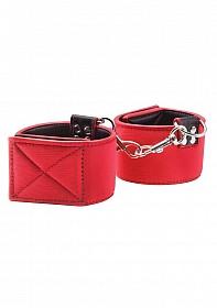 Ouch! Reversible Ankle Cuffs - Red