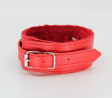 BERLIN BABY COLLAR AND LEASH RED