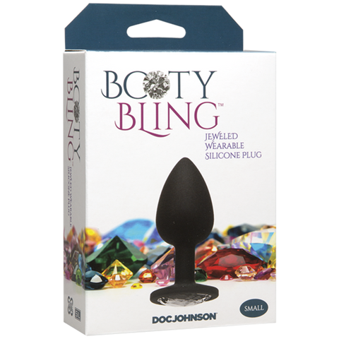 Booty Bling - Small Silver Butt Plug