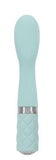 Pillow Talk Sassy G Spot Rechargeable Vibrator 8in - Teal