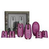 ZALO NAVE VIBRATING NIPPLE CLAMPS - VELVET PURPLE