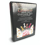 GLITTERATI - PENIS PARTY CUPCAKE SET
