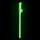 Jokes & Parties Glow In The Dark Willy Straws - 9 PACK