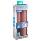 FX ELITE 3'' VIBRATING EXTENTION + REMOTE - FLESH