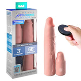 FX ELITE 3'' VIBRATING EXTENTION + REMOTE - FLESH