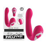 EVOLVED BUCK WILD COME HITHER MOTION VIBRATOR - PINK