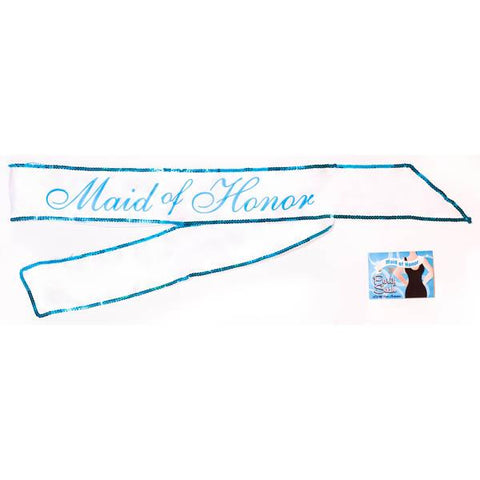 Maid Of Honor Sash White Hens Party Sash