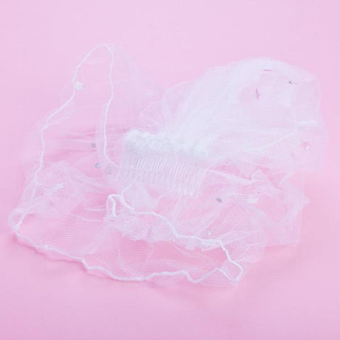 Hens Night Veil Comb Fitting For The Bride To Be