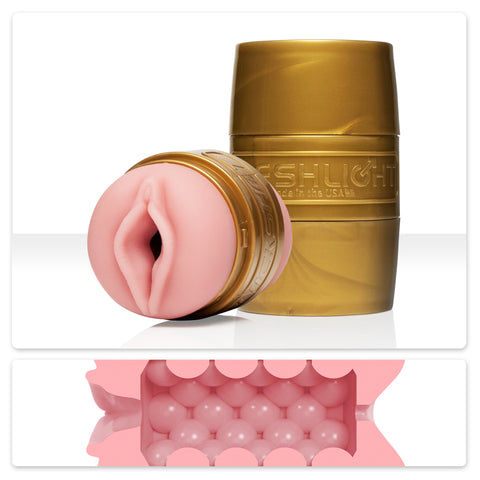 Fleshlight Quickshot Stamina Training Unit Pink Vagina and Butt Double Ended Masturbator