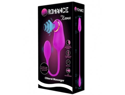 ROMANCE- KAMA - RECHARGABLE CLITORAL MASSAGER -PURPLE