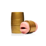 Fleshlight Quickshot Stamina Training Unit Pink Mouth and Butt Double Ended Masturbator