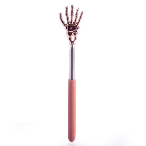 Rose Gold Skeleton Hand Extendable Back Scratcher