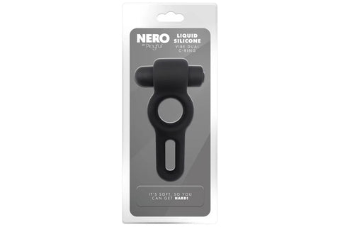 Nero by Playful -  Liquid Silicone Vibe Dual C-Ring