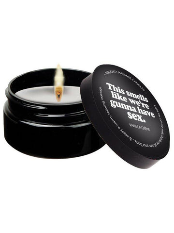 KAMA SUTRA THIS CANDLE SMELLS LIKE WE'RE GUNNA HAVE SEX MASSAGE CANDLE 2OZ