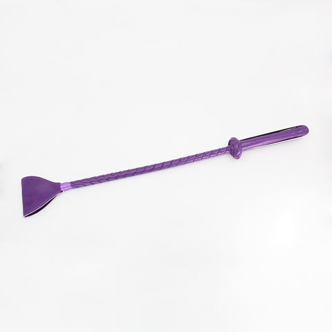 LOVE IN LEATHER CRO01 PURPLE RIDING CROP