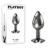 PLAYBOY PLEASURE TUX - SMALL - METAL - HEMATITE